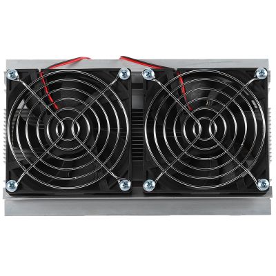 200 x 118 x 95mm 120W Thermoelectric Peltier Refrigeration Semiconductor Cooling System Kit Double Fan