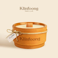 Klinfoong - A Cozy Fireside Candle (120G)  เทียนหอม เทียนหอมไขถั่วเหลือง เทียนหอมปรับอากาศ เทียนหอมสร้างบรรยากาศ