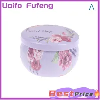 Uaifo โถเทียนหอมคริสต์มาสพกพาได้,Toples Kaleng เทียนหอมคริสต์มาสพกพาได้กล่องของขวัญเทียนจากพืชขี้ผึ้งถั่วเหลืองคริสต์มาส