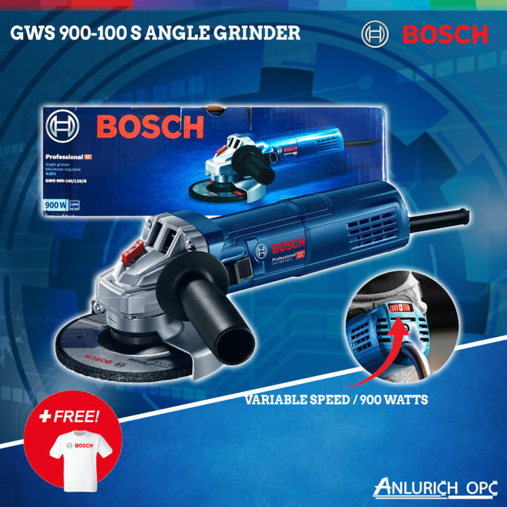 GWS 900100 S ANGLE GRINDER VARIABLE SPEED BOSCH Lazada PH