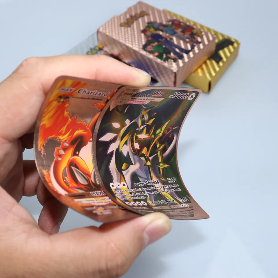 27 Styles Pokemon Reshiram Charizard GX Black Stainless Steel