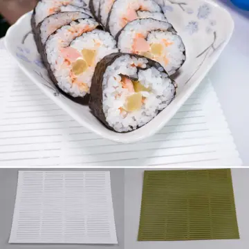 1pc Bamboo Sushi Rolling Mat, Rice Ball & Maker Set For Diy Sushi, Includes  Mat, Pad And Sticks
