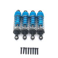 4 metal front and rear universal shock absorbers for Wltoys 124019 124018 124017 124016 144002 144001 RC car upgrade parts