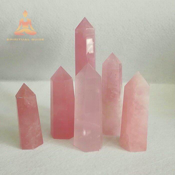 Natural Pink Crystal Meditation Wand Feng Shui Decoration Energy Stone Lazada PH