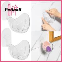 PETINAIL ชั้นวางของในห้องน้ำเครื่องสำอางผู้หญิงกล่องเก็บเครื่องสำอางที่วางฟองน้ำที่แขวนไข่งามที่วางพัฟ