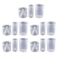 5X Rain Gauge Plastic Rain Gauge Science Teaching Instrument is Suitable for , Weather Observers, Gadget Lovers