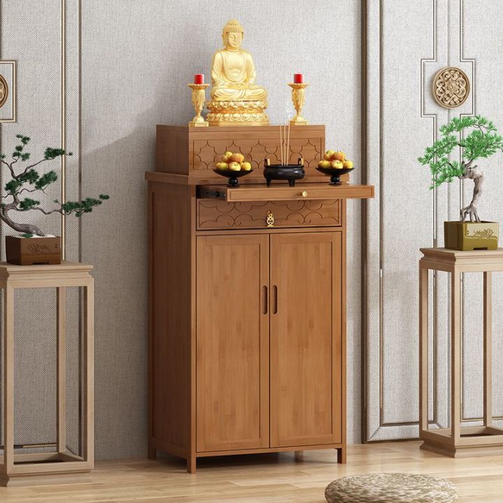 Household Altar Cabinet Chinese Shrine Clothes Closet God of Wealth ...