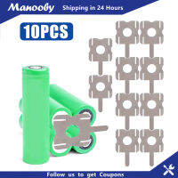 Manooby 10ชิ้นเครื่องเชื่อมแผ่นนิกเกิลรูปตัวยูแพ็คแบตเตอรี่ลิเธียมชุบเครื่องมือทหารเชื่อมแบตเตอรี่เหล็ก