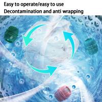 Liquid Laundry Ball Anti Entanglement Laundry Ball Filter Ball Removal Care Clothes Hair N2H0