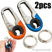 【hot】✻  1/2pcs Car Keychain Holder Keyring Men Chain Camping Climbing Metal Styling Accessories