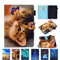 Cute Painted PU Leather Funda For Amazon Kindle Paperwhite 5 2021 Case 11th Generation 2021 Edition 6.8 Inch E-book CoverCases Covers