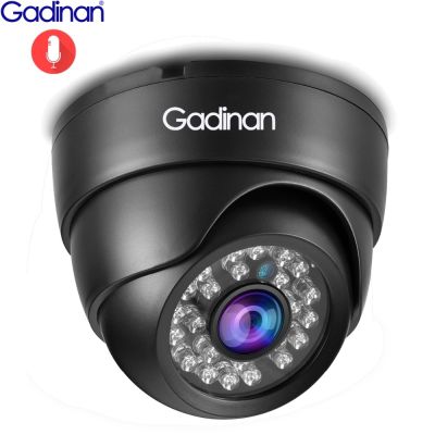 Gadinan IP Camera 8MP 4K 5MP Night Vision Audio Micphone ABS Plastic Indoor Dome 4MP Full HD PoE Security Surveillance Camera