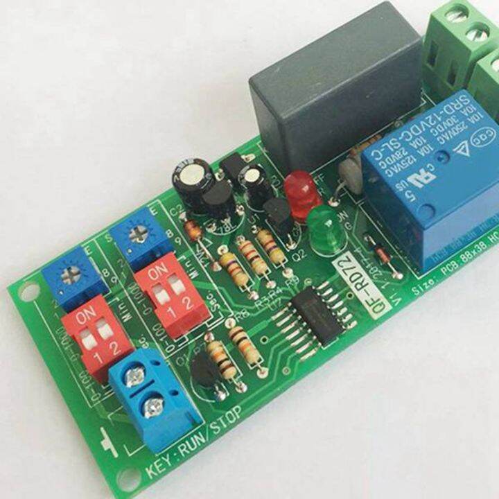 2pcs-dual-time-adjustable-cycle-delay-timing-relay-repeat-on-off-switch-infinite-loop-timer-module-ac-100v-110v-240v