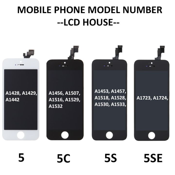 เกรด-aaa-display-สำหรับ-iphone-5-5s-5c-se-หน้าจอสัมผัส-lcd-แผงหน้าจอทัชสกรีนโมดูลปุ่มกล้องโมดูลทั้งชุด