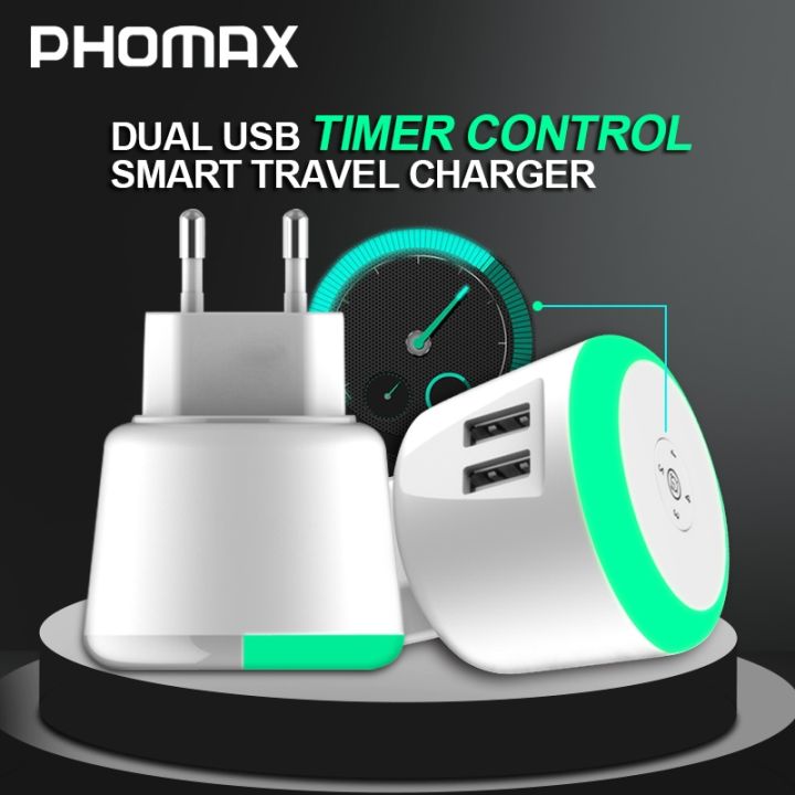 phomax-เครื่องชาร์จ-usb-5v-2-4a-นาฬิกาจับเวลา-led-ควบคุมปลั๊ก-eu-สำหรับอัจฉริยะ-ipad-samsung-ชาร์จหัวเว่ยสมาร์ทโฟน-xiaomi