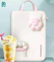 กระเป๋า Starbuck กระเป๋าคอมพิวเตอร์ใหม่ขนาด14นิ้วกระเป๋าใส่ข้าวกลางวัน Starbuck กระเป๋าผ้าใบ Starbuck