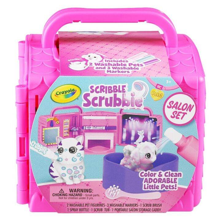 Crayola Scribble Scrubbies Salon Set