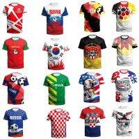 NEW 2022 Football Casual Sportswear Fans Short Sleeve Round Neck T-shirt