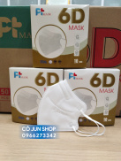 Khẩu trang kháng khuẩn PT 6D Mask 10 cái hộp