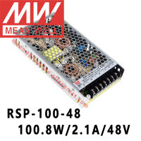 หมายถึงดี RSP-100-48 Meanwell 48VDC 2.1A 100.8W เอาท์พุทเดียวกับ PFC ฟังก์ชั่นแหล่งจ่ายไฟร้านค้าออนไลน์