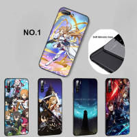 Casing หรับ Realme C11 C33 C15 C17 C2 C20 C21 C21Y C25Y C25 C25S C3 Narzo 50i 30A 20 Pro V11 V11S XT X2 X Lite C31 85YU Sword Art Online Anime Pattern Phone เคสโทรศัพท์