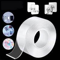 1M/2M/3M/5M Double-sided Tape Sided Transparent NoTrace Reusable Adhesive Cleanable