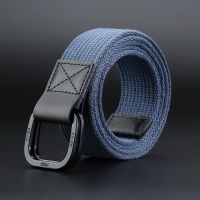 Unisex Metel Double Rings Buckle Quick Release Belts Canvas Breathable Younger Outdoor Leisure Girls Sport Men Jeans Accessories