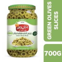 New arrival?? ( x 1 ชิ้น) ?Al Ahlam Green Olives Slices 600g ++ อัลอะห์ลาม มะกอกเขียวสไลด์ 700 กรัม