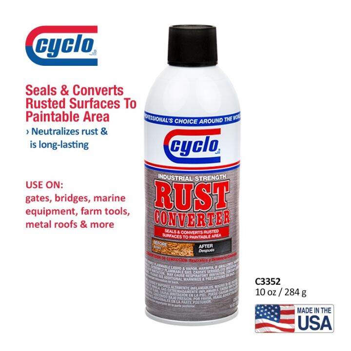 Cyclo Rust Converter Spray 284G MADE IN USA Lazada
