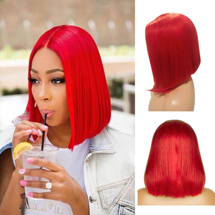 red-colored-bob-wig-non-lace-short-bob-wigs-human-hair-glueless-180-density-straight-full-machine-wig-cosplay-for-black-women