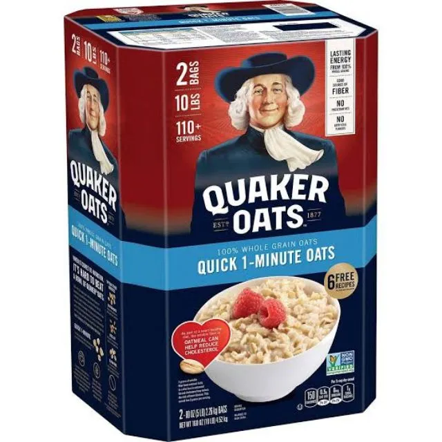 Quaker Oats Quick 1 Minute Oats 10lbs | Lazada PH