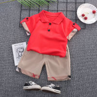 IENENS Summer Boys Casual Clothing Sets 0-4 Years Baby Cotton Outfits 2PCS Kids Short Sleeves T-shirt + Shorts Suits Children School Clothes