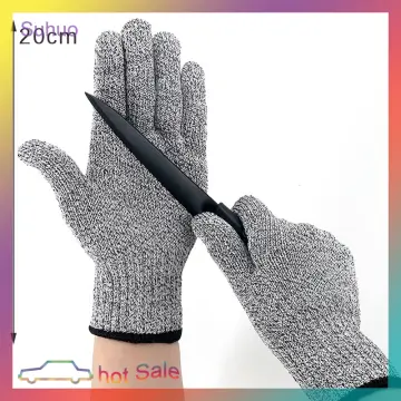 2pairs Cut Resistant Gloves Level 5 for Kitchen Safety Anti Cutting Gloves for Meat Cutting Wood Carving Mandolin Slicing