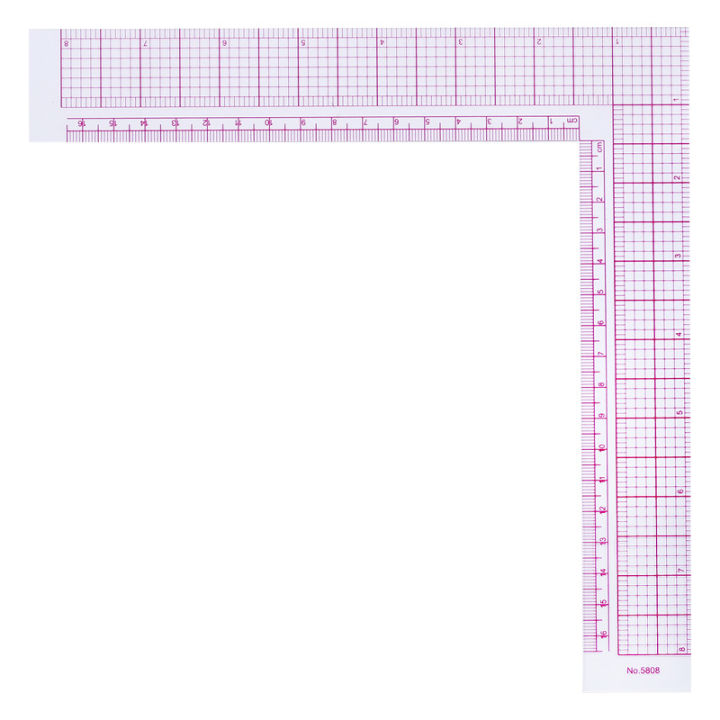 ไม้บรรทัดมุมฉาก-ขนาด-8x8-นิ้ว-หนา-1-มม-ไม้บรรทัด-สำหรับสร้างแบบเสื้อ-ไม้บรรทัดสร้างแพทเทิร์น
