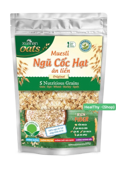 Muesli ngũ cốc hạt ăn liền original xuân an 350gr - ảnh sản phẩm 1