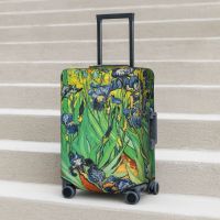Van Gogh Suitcase Cover Irises Vincent van Gogh Fun Business Protection Luggage Accesories Vacation
