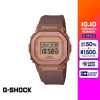 CASIO นาฬิกาข้อมือผู้หญิง G-SHOCK MID-TIER รุ่น GM-S5600BR-5DR วัสดุเรซิ่น สีน้ำตาล