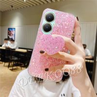 เคสโทรศัพท์คลังสินค้าพร้อมสำหรับ VIVOV29 VIVOY27 VIVO V29 V27 V27e Y27 Y36 Y02A Y02T Y78 4G 5G เคสเปล่งปลั่งเจลกลิตเตอร์กันกระแทกฝาหลังนิ่มพร้อมที่ยึดขาตั้งความรักน่ารัก