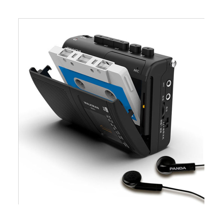 PANDA 6501 Portable Tape AM/FM Radio Retro Cassette Music Player