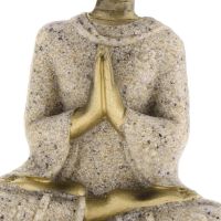 Handmade Meditation Buddha Statue Sandstone Sculpture Figurine # 3