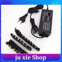 JuXie store Adjustable Power Supply 3V 24V 3A AC DC Plug Universal Adapter AC to DC 3V 24V 9W 72W EU US with 8 tip Connectors