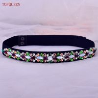 【YF】 TOPQUEEN S113 Elastic for Fashion with Colorful Luxury Evening Waistband Accessories