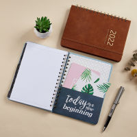 Agenda 2022 Notebook English Diary Schedules Time Management Memo Pad Notepad Simply Monthly Weekly Journals Notebook Stationery