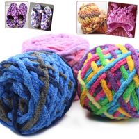 1pc Colorful Cashmere Wool YarnThick Yarn for Knitting Beautiful Hat Scarf Sweater Shoes giant wool blanket