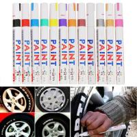 Car Scratch Repair Pen Automotive Tire Marking Paint Pen Waterproof Tube Home DIY Marker Touch-Up Paint Kit Home Car Marking Pen Pens