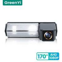 GreenYi กล้องมองหลังรถยนต์170 ° HD 1080P,สำหรับ Mitsubishi Pajero Sport Pajero การมองเห็นได้ในเวลากลางคืนมืดรถถอยหลัง4ขา