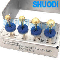 ทันตกรรมด้านข้าง Approach Sinus Lift Burs Kit เมมเบรนเคลือบเพชร Burs ใหม่8มม. และ6มม. ทันตกรรมผ่าตัดรากเทียมเครื่องมือ