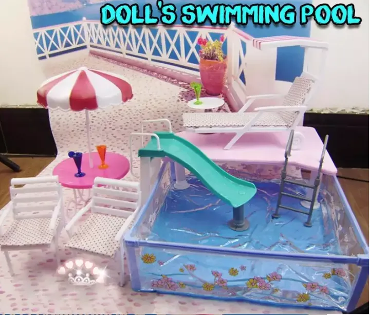 barbie swimming set