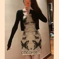 Cocopie ชุดเดรสผู้หญิง เสื้อผ้าผญสวยๆ เดรส วินเทจ แฟชั่น นุ่มนวล เท่ WLQ23A0EFY 42Z231018