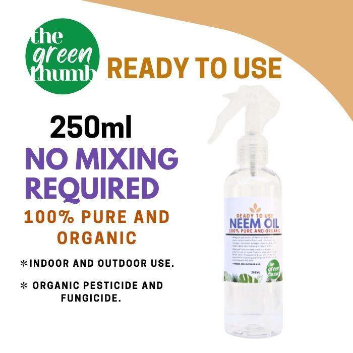 [legit] The Green Thumb (250ml READY TO USE) 100 Organic NEEM OIL spray